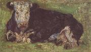 Vincent Van Gogh Lying Cow (nn04) oil